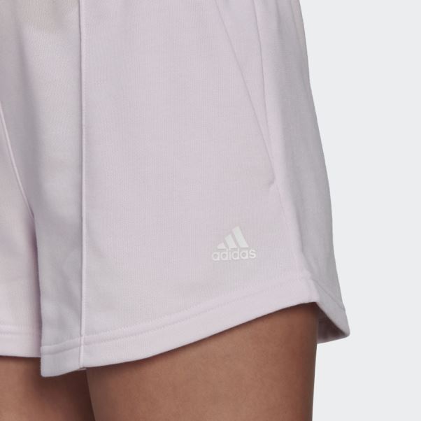 Short En Molleton Hyperglam Rose Adidas