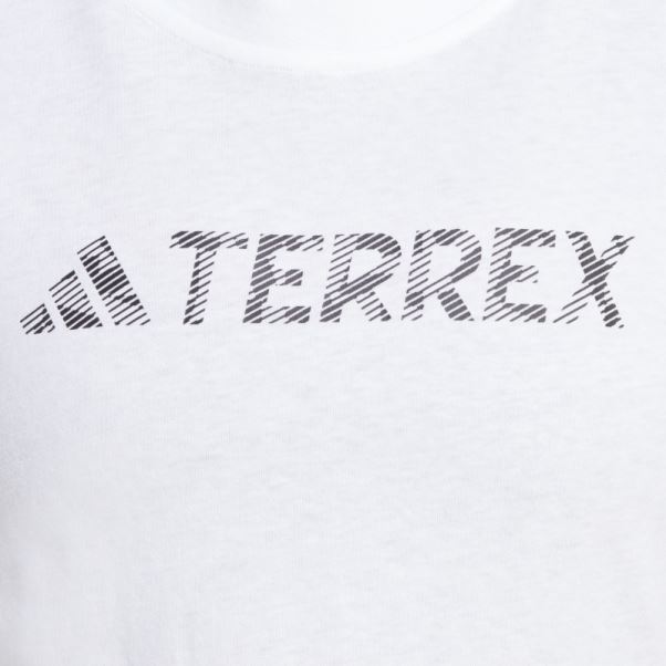 T-shirt Terrex Logo Classique Blanc Adidas