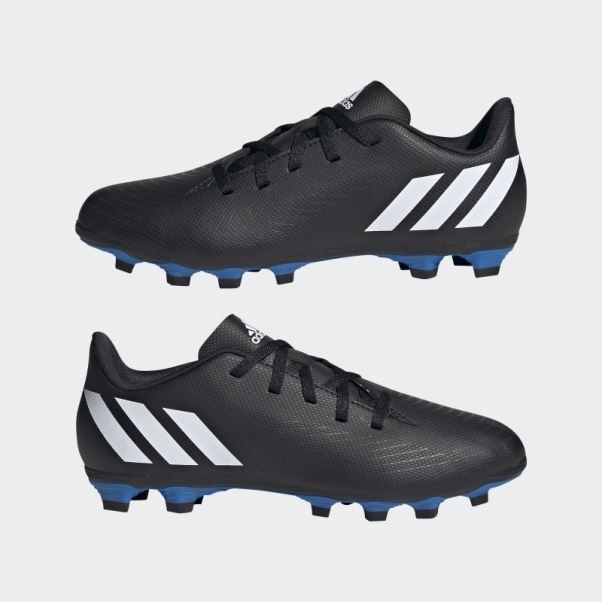 Predator Edge.4 Chaussures De Sol Souples Adidas Noir
