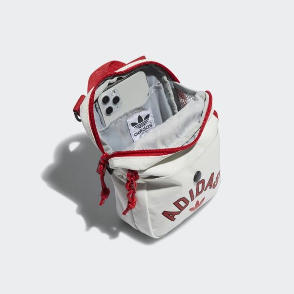 Adidas Sac à Bandoulière Blanc Utility Festival