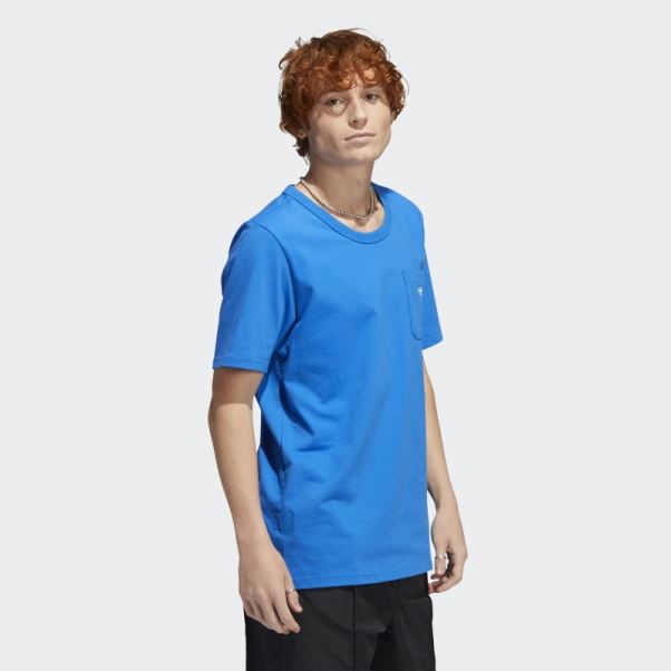 Shmoofoil T-shirt à Poche Poids Lourd Adidas Oiseau Bleu