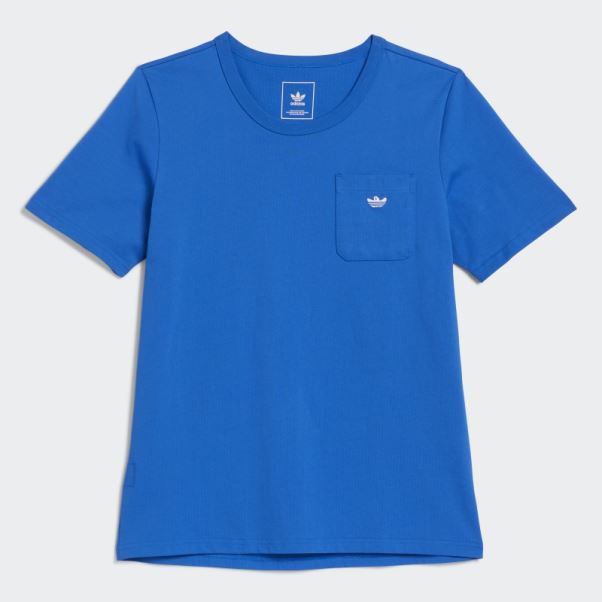 Shmoofoil T-shirt à Poche Poids Lourd Adidas Oiseau Bleu