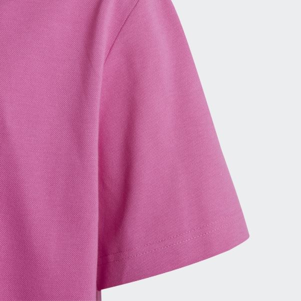 T-shirt En Piqué Avec Logo Adidas Future Icons Fuchsia