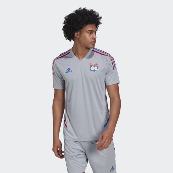 Maillot D'entrainement Olympique Lyonnais Condivo 22 Argent Adidas