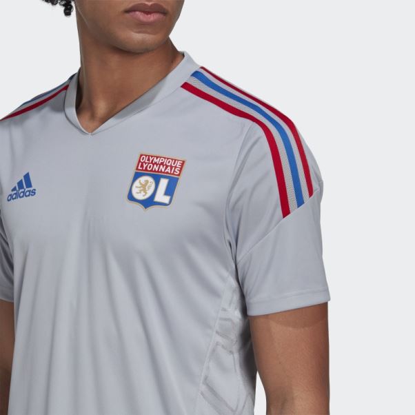 Maillot D'entrainement Olympique Lyonnais Condivo 22 Argent Adidas