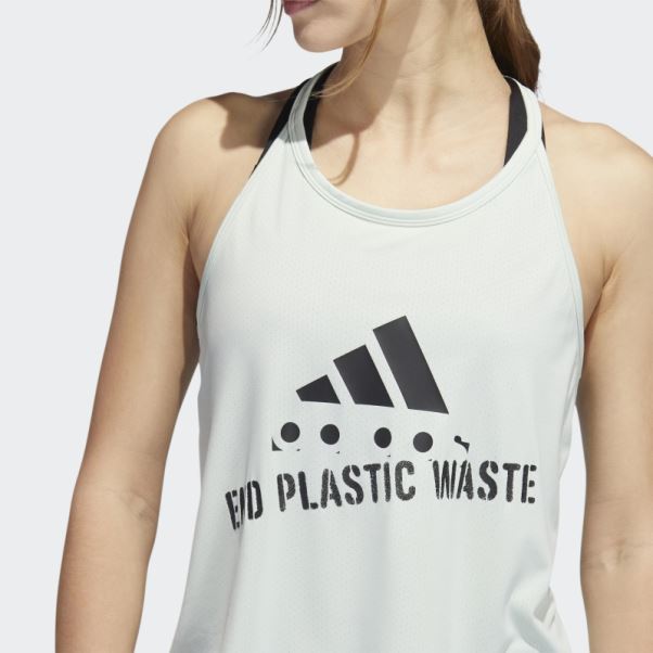Débardeur Graphique Run Fast Running Adidas Vert