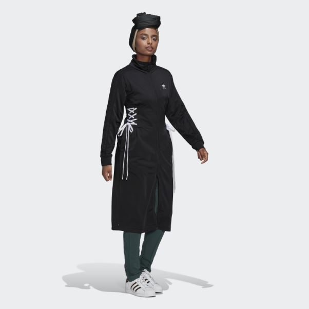 Adidas Veste De Survêtement Noire à Lacets Always Original
