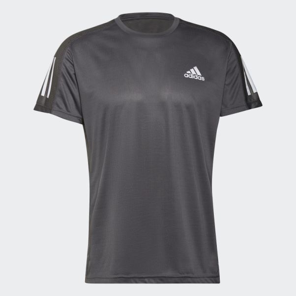 Propre Le T-shirt De Course Adidas Gris