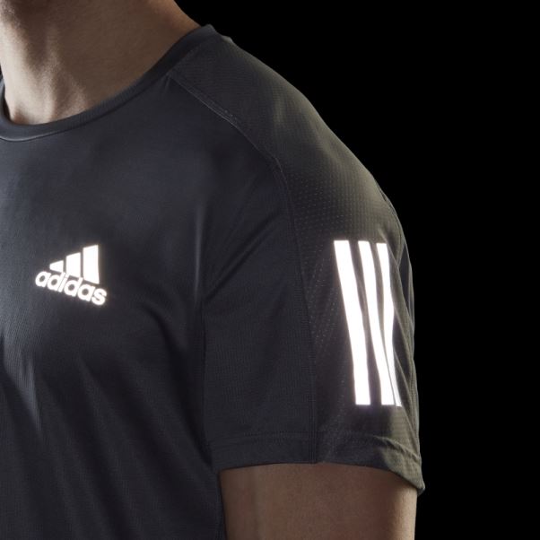 Propre Le T-shirt De Course Adidas Gris
