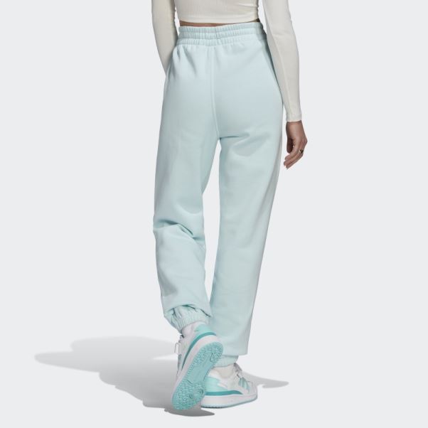 Adidas Pantalon De Jogging Polaire Bleu Adicolor Essentials