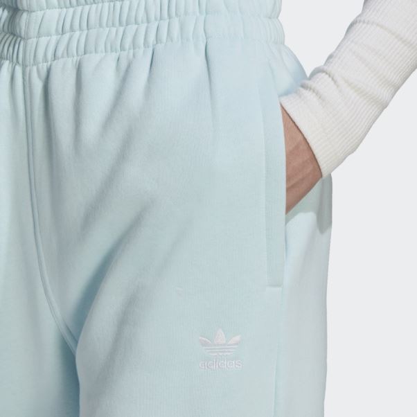 Adidas Pantalon De Jogging Polaire Bleu Adicolor Essentials