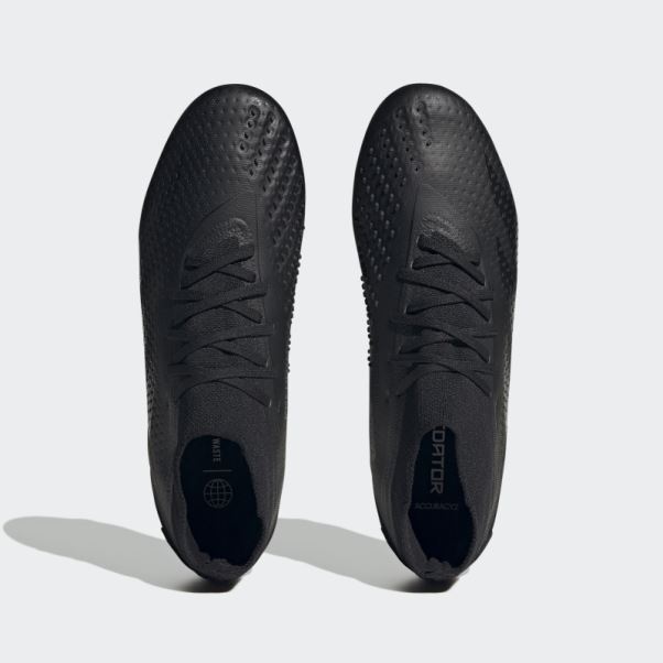 Predator Precision.2 Chaussures De Sol Ferme Adidas Noir