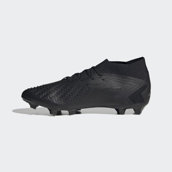 Predator Precision.2 Chaussures De Sol Ferme Adidas Noir