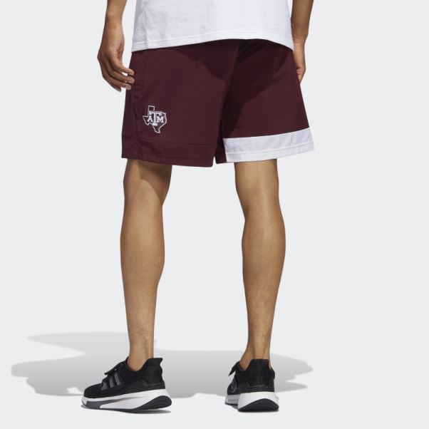 Short D'entrainement Stadium Avec Poches Bordeaux Adidas