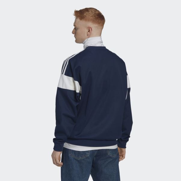 Sweat Adicolor Classics Cut Line Crew Indigo Nuit Adidas