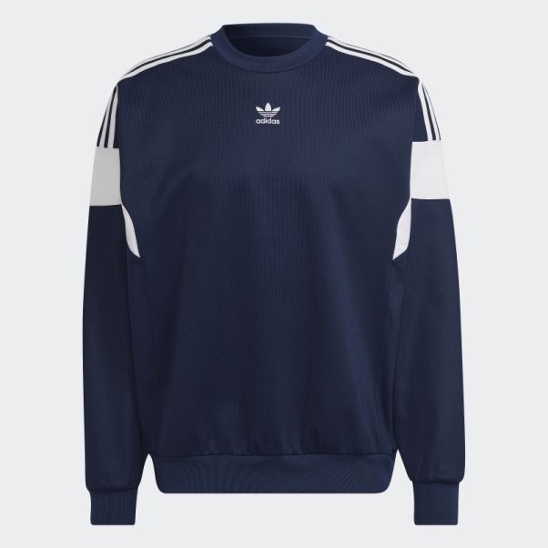 Sweat Adicolor Classics Cut Line Crew Indigo Nuit Adidas