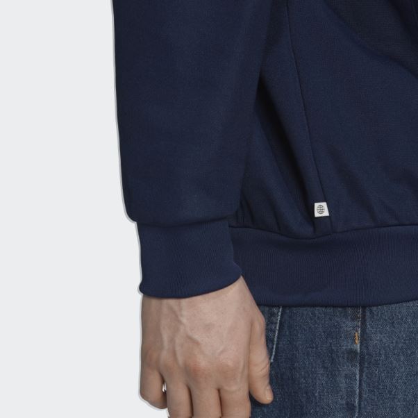 Sweat Adicolor Classics Cut Line Crew Indigo Nuit Adidas