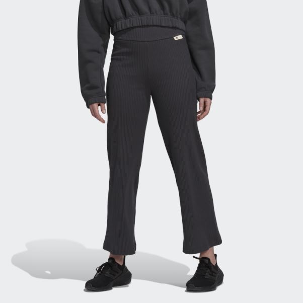 Pantalon Côtelé Studio Lounge Adidas Carbone