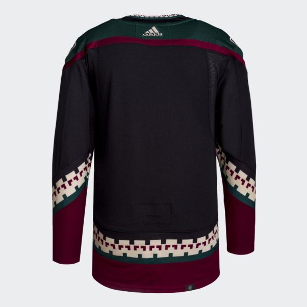 Maillot Coyotes Home Authentique Adidas Noir