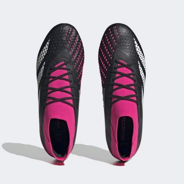 Adidas Predator Precision.1 Crampons De Football Pour Gazon Synthétique Noir
