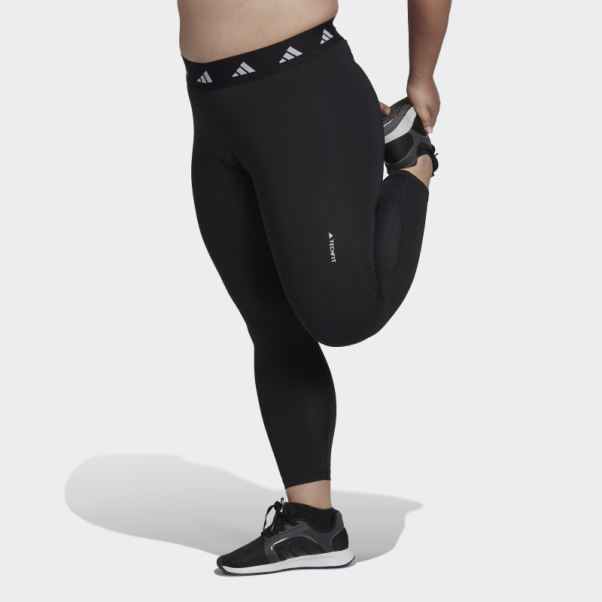 Legging Techfit 7/8 (grande Taille) Noir Adidas