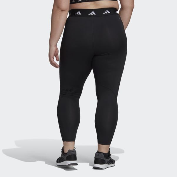Legging Techfit 7/8 (grande Taille) Noir Adidas