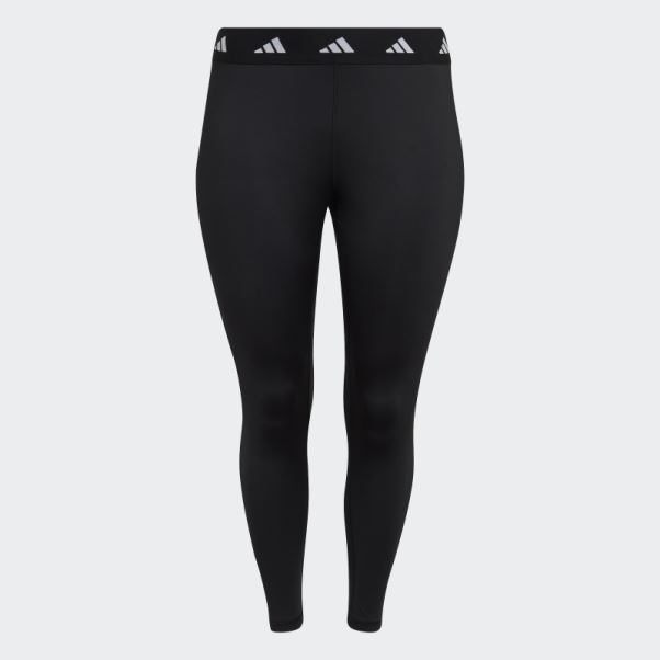 Legging Techfit 7/8 Noir (grande Taille) Adidas