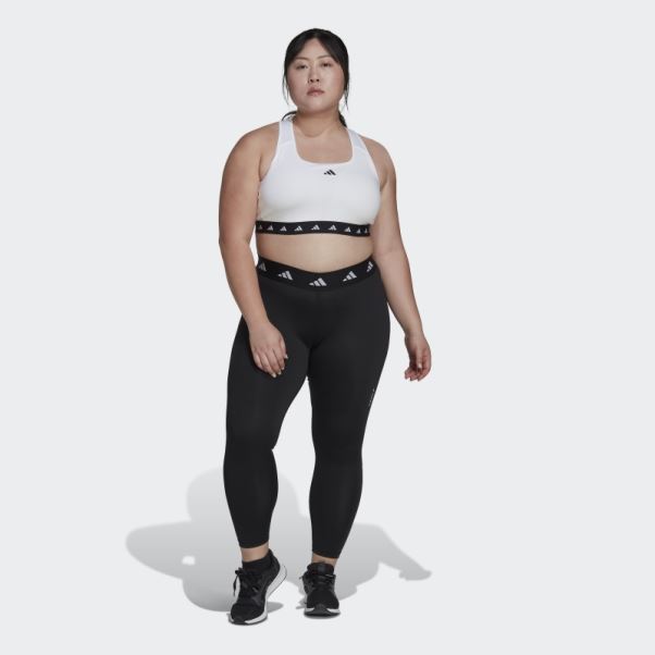 Legging Techfit 7/8 Noir (grande Taille) Adidas