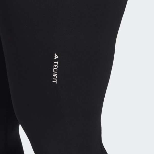 Legging Techfit 7/8 Noir (grande Taille) Adidas