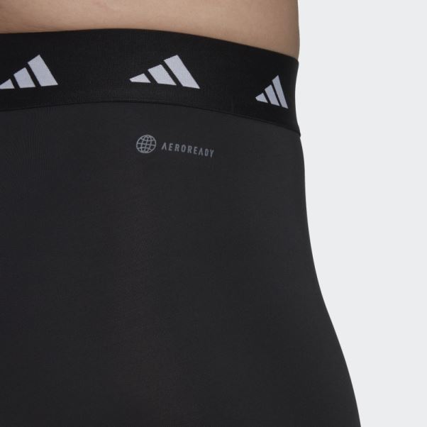Legging Techfit 7/8 Noir (grande Taille) Adidas