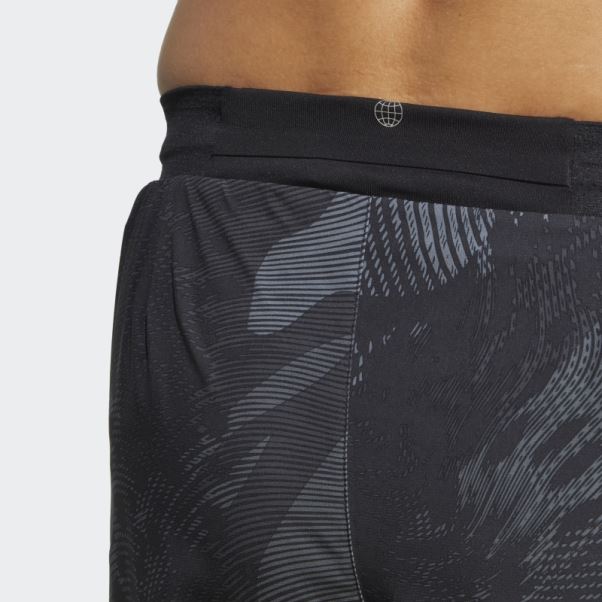 Short Fendu Adidas Adizero Noir