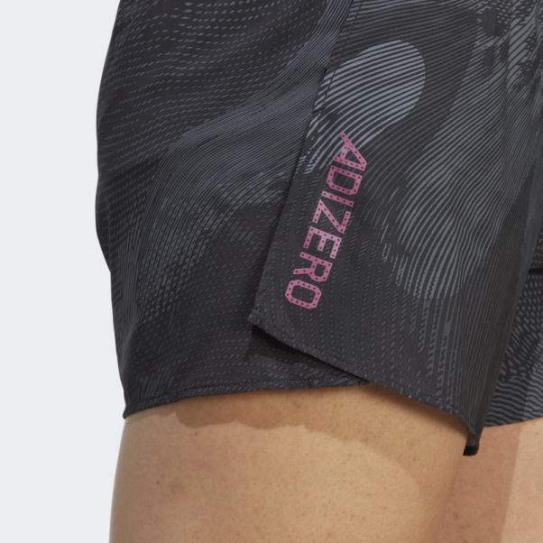 Short Fendu Adidas Adizero Noir