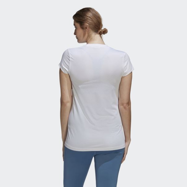 T-shirt De Sport Colorblock Conçu Pour Se Déplacer (maternité) Blanc Adidas