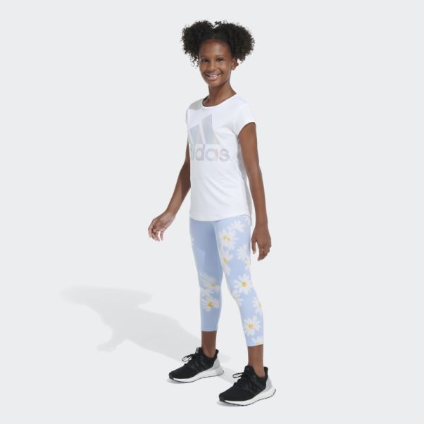 Bleu Aube Adidas 7 8 Marguerite Flou Serré