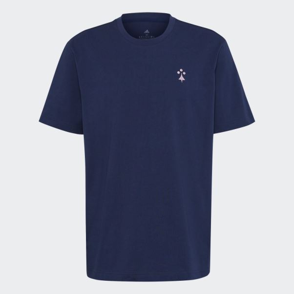 Tee Shirt Arsenal Lifestyler En Coton épais Adidas Bleu Marine