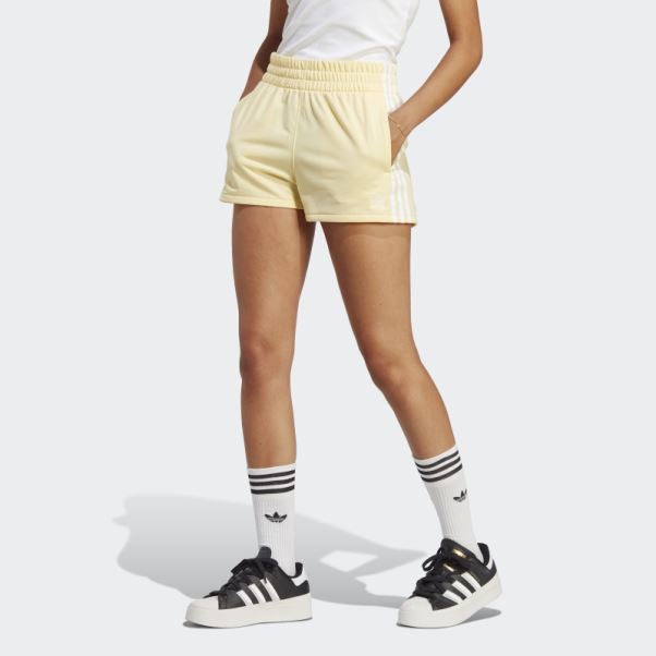 Short Adidas 3 Bandes Jaune