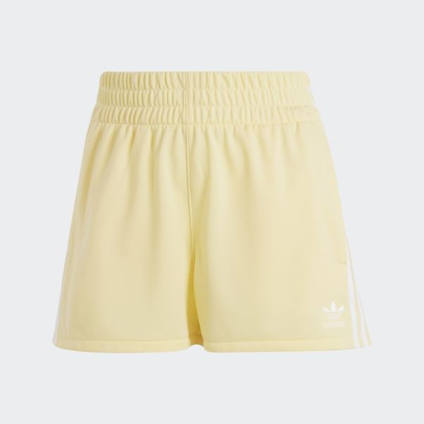 Short Adidas 3 Bandes Jaune