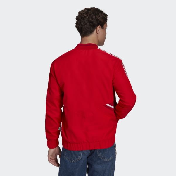 Adidas Fc Bayern Condivo Anthem Veste Rouge