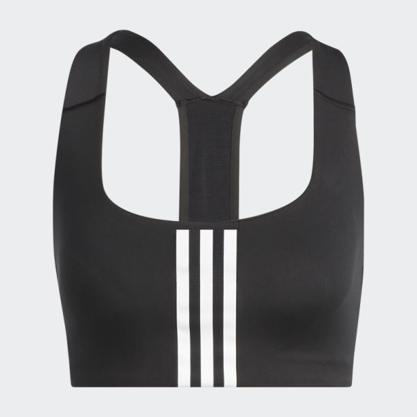 Soutien-gorge Adidas Powerimpact Training Noir Maintien Moyen