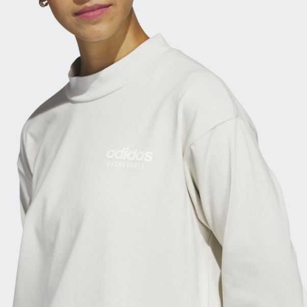 Select T-shirt à Col Montant Et Manches Longues En Aluminium Adidas