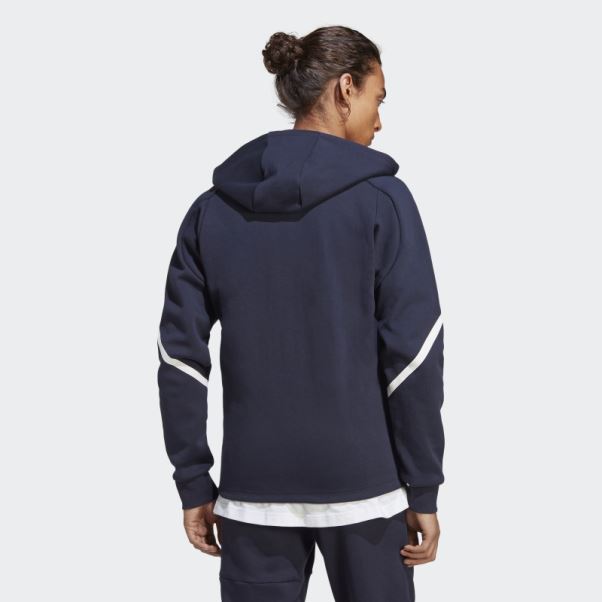 Encre Conçue Pour Gameday Sweat à Capuche Entièrement Zippé Adidas