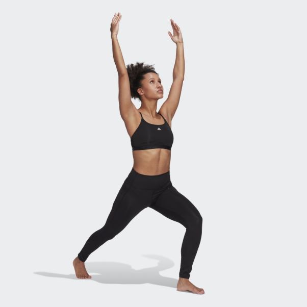Soutien-gorge De Maintien Léger Aeroreact Training Noir Adidas