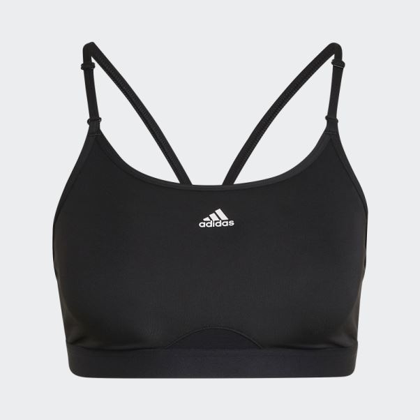 Soutien-gorge De Maintien Léger Aeroreact Training Noir Adidas
