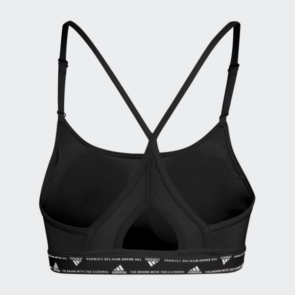 Soutien-gorge De Maintien Léger Aeroreact Training Noir Adidas