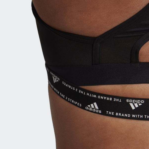 Soutien-gorge De Maintien Léger Aeroreact Training Noir Adidas