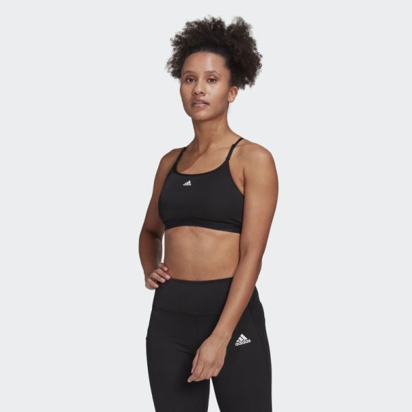 Soutien-gorge Léger D'entraînement Aeroreact Adidas Noir