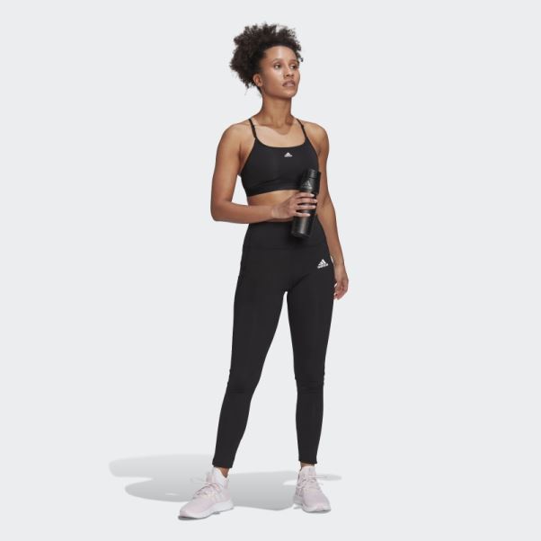 Soutien-gorge Léger D'entraînement Aeroreact Adidas Noir
