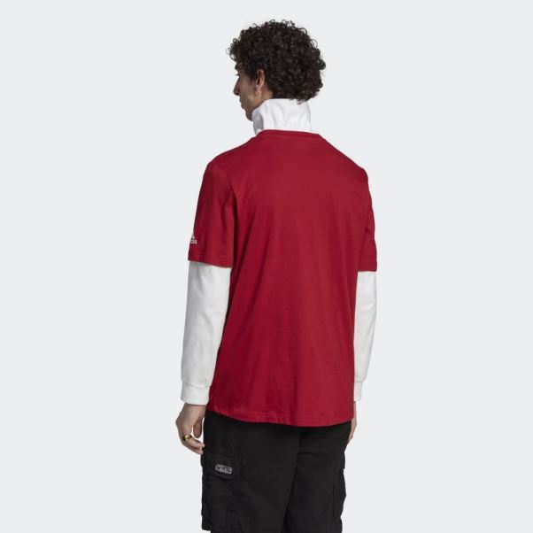 T-shirt Graphique Coupe Du Monde Fifa 2022™ Bordeaux Adidas