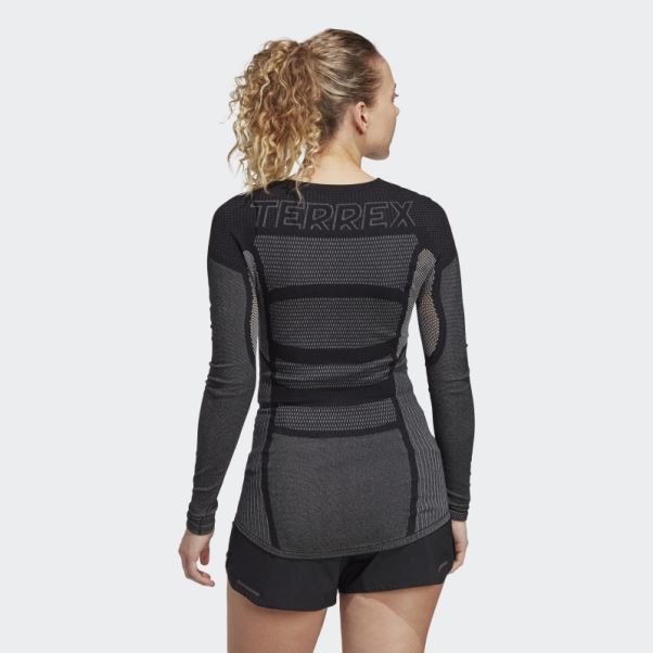 Terrex Drynamo T-shirt Manches Longues Baselayer Adidas Noir