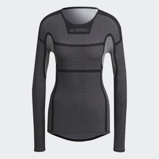 Terrex Drynamo T-shirt Manches Longues Baselayer Adidas Noir